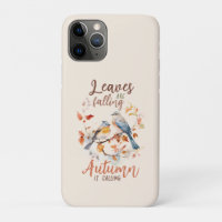 Leaves Are Falling –Whimsical Fall Birds & Foliage