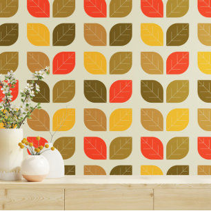 Leaves Autumn Fall Pattern Wallpaper