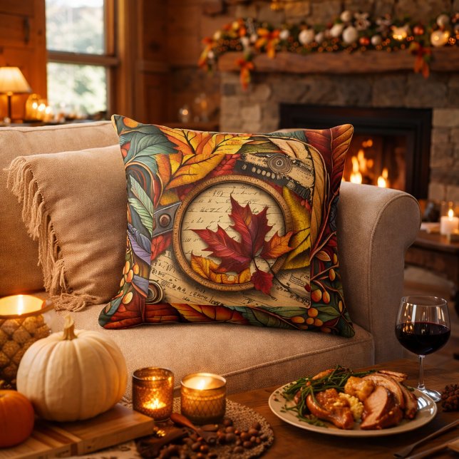 Leaves Autumn Pillow (Creator Uploaded)