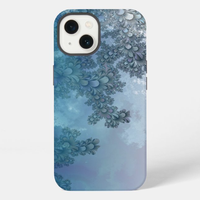 leaves-background-leaf-pattern iPhone case (Back)