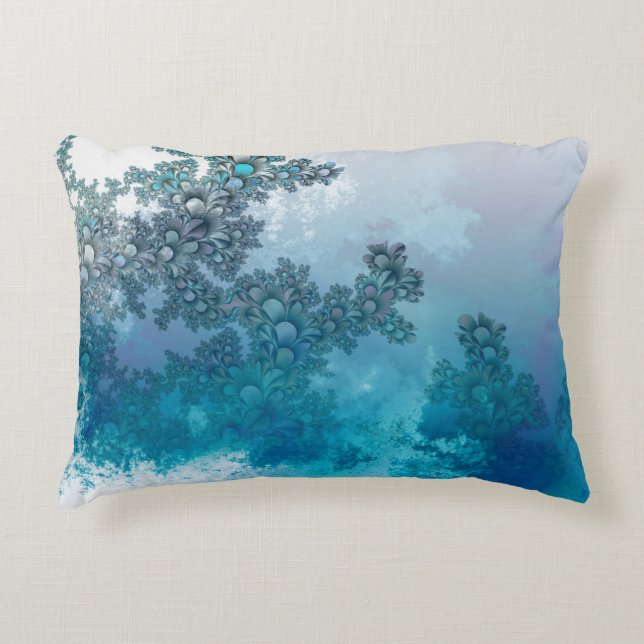 Leaves background leaf template decorative cushion (Front)