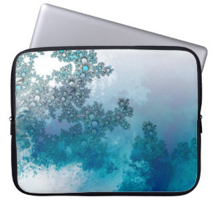 Leaves background leaf template laptop sleeve