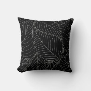 Leaves background pattern. - Illustration, Formal Cushion