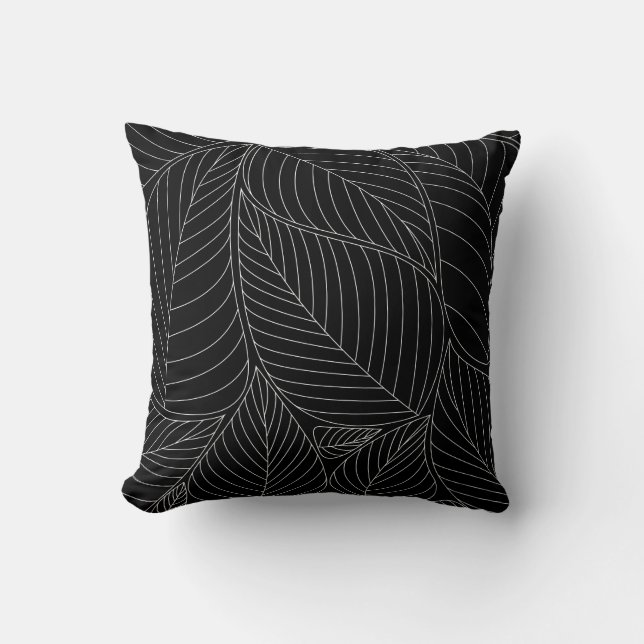 Leaves background pattern. - Illustration, Formal  Cushion (Front)