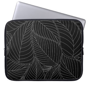 Leaves background pattern. - Illustration, Formal  Laptop Sleeve