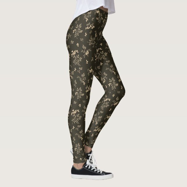 Leaves (brown) Leggings (Right)