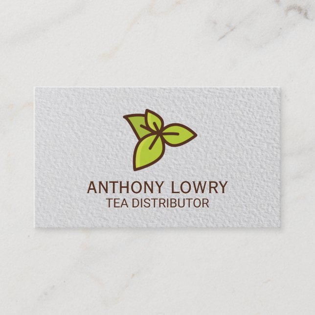 Leaves Business Card (Front)