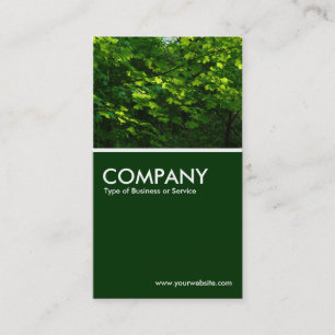Leaves - Dark Green Business Card