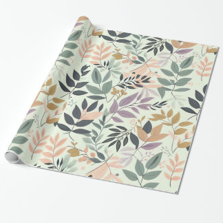 Leaves Design Wrapping Paper