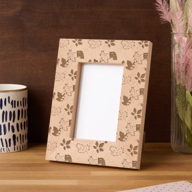 Leaves Etched Frames (Left)