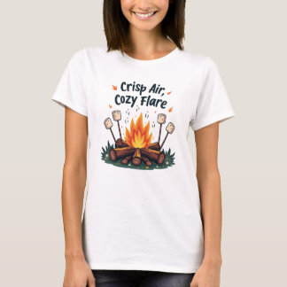 Leaves Falling, Coffee Calling - Fall Coffee Cups T-Shirt