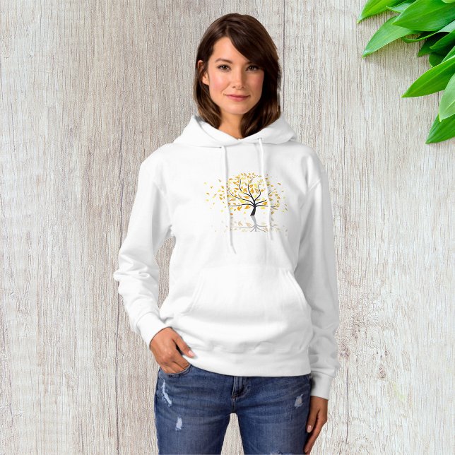 Leaves Falling From A Tree Hoodie (Creator Uploaded)