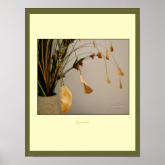 Leaves Gently Bowing Poster by gretchen