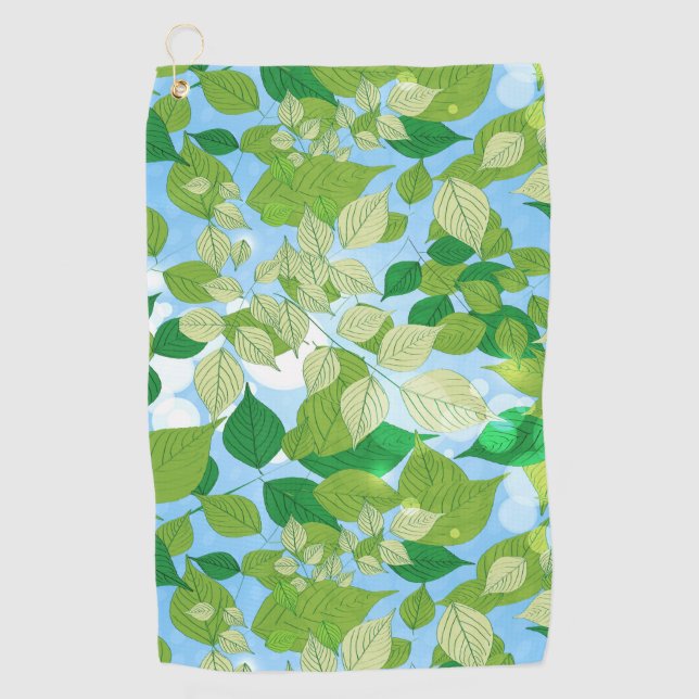 Leaves Golf Towel (Front)
