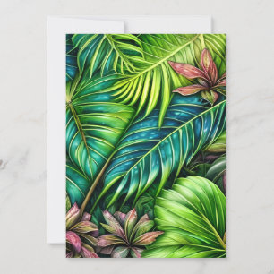 Leaves Graphic Invitation