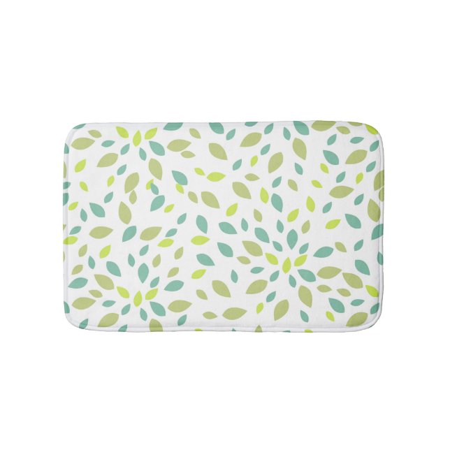 Leaves (Green) Bath Mat (Front)