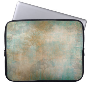 Leaves grunge background wallpaper laptop sleeve