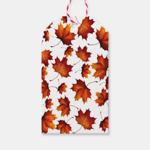 Leaves in Fall Gift Tags
