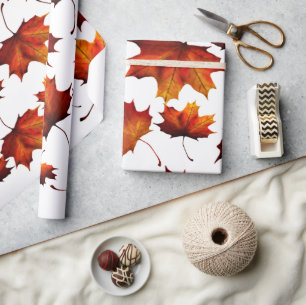 Leaves in Fall Wrapping Paper