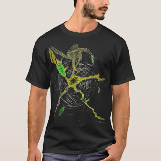 Leaves in Space T-Shirt (Front)