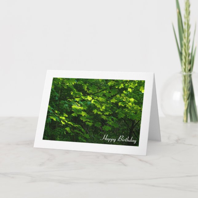 Leaves in Spring Card (Front)