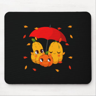 Leaves Lattes Pumpkin Spice Fall Autumn Halloween Mouse Mat