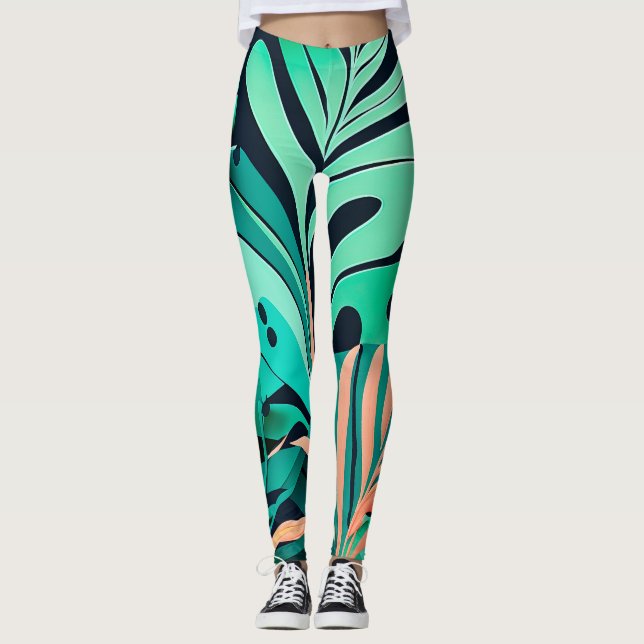 leaves leggings (Front)