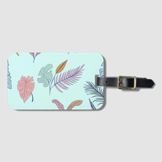 Leaves. Luggage Tag (Front Horizontal)