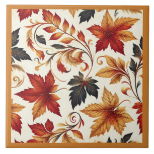 Leaves of Autumn Tile
