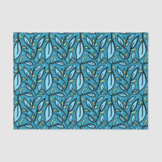 Leaves of Blue Tissue Paper