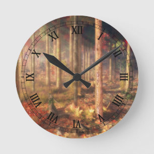 Leaves of Gold Clock