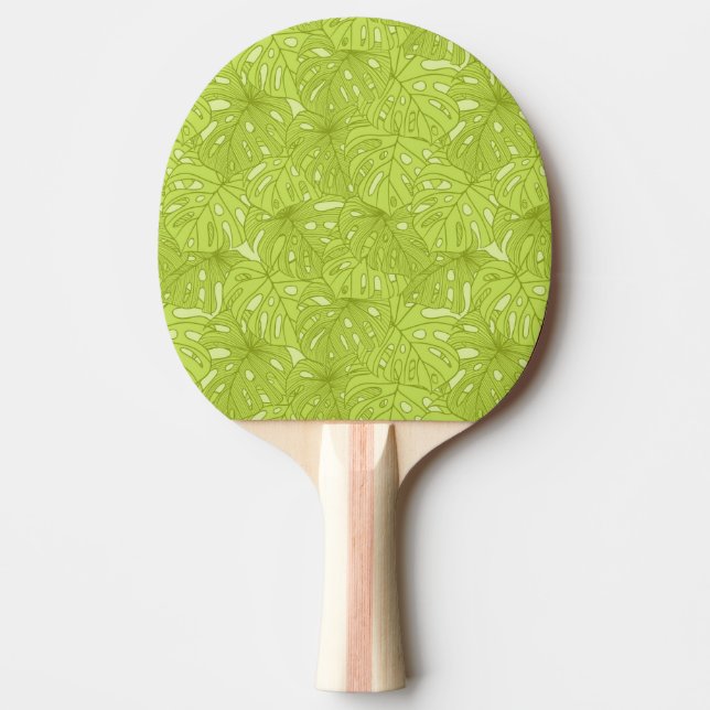 Leaves of Palm Tree Ping Pong Paddle (Front)