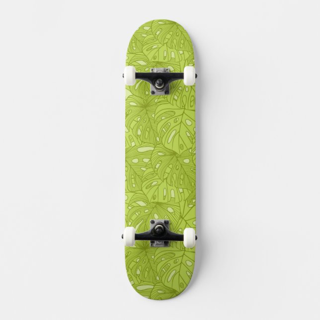 Leaves of Palm Tree Skateboard (Front)