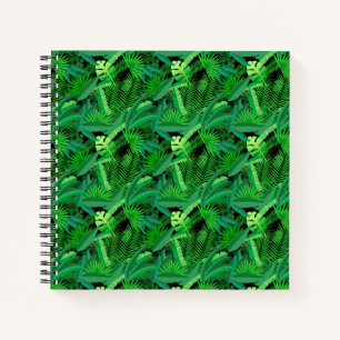 Leaves Of Tropical Palm Trees Notebook