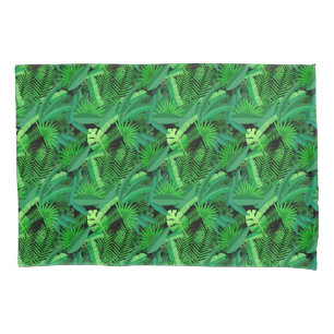 Leaves Of Tropical Palm Trees Pillowcase