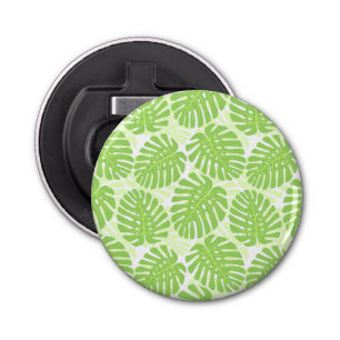 Leaves Of Tropical Plant - Monstera Pattern Bottle Opener