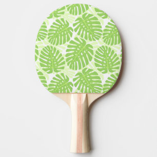 Leaves Of Tropical Plant - Monstera Pattern Ping Pong Paddle