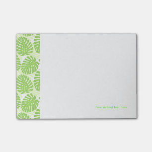 Leaves Of Tropical Plant - Monstera Pattern Post-it Notes
