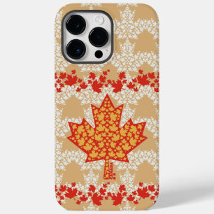 LEAVES ON LEAVES (CANADA FLAG) BY MASANSER Case-Mate iPhone 14 PRO MAX CASE