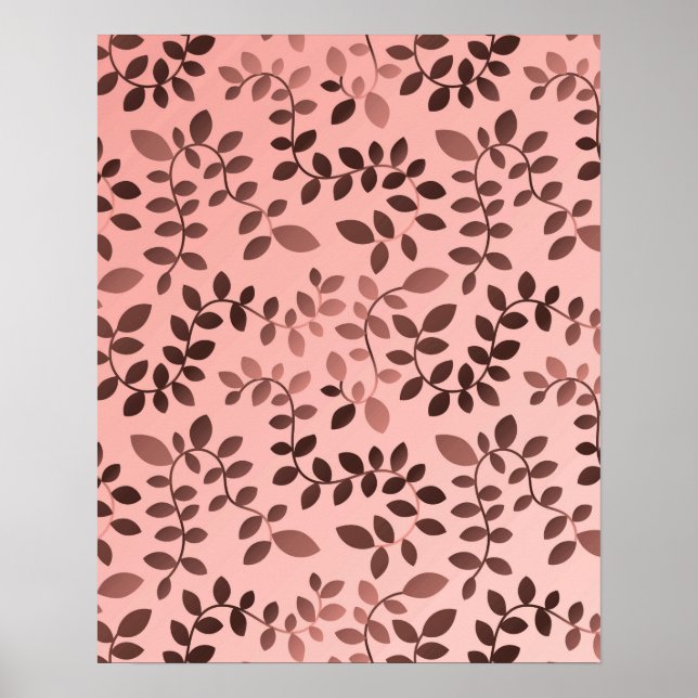 Leaves Pattern 11 Poster (Front)