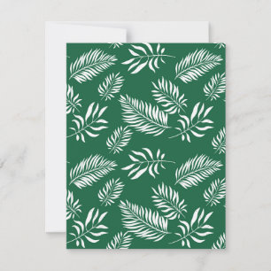 Leaves Pattern 12 Card