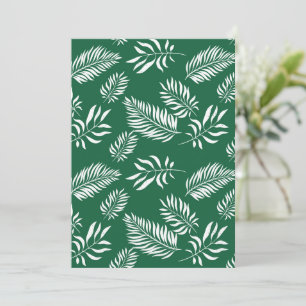 Leaves Pattern 12 Thank You Card