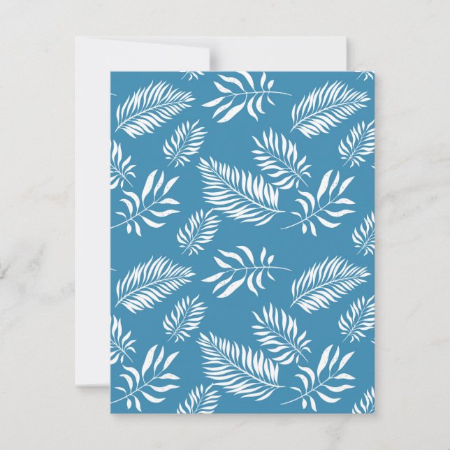 Leaves Pattern 13 Card (Front)