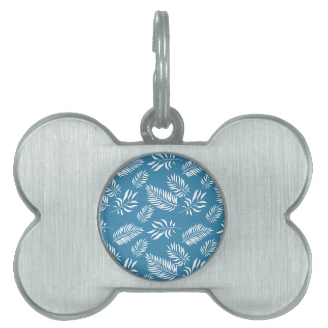 Leaves Pattern 13 Pet ID Tag (Front)