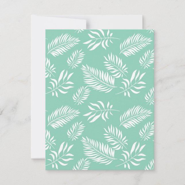 Leaves Pattern 14 Card (Front)