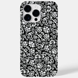 Leaves pattern 14b. black BG Case-Mate iPhone 14 Pro Max Case