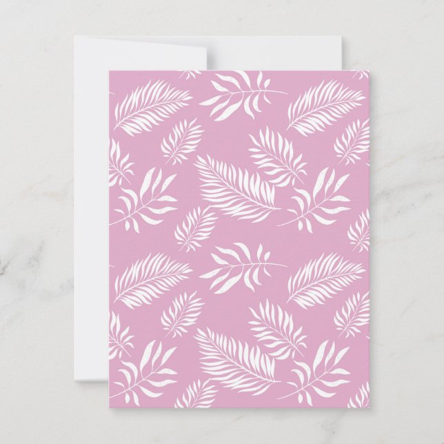 Leaves Pattern 15 Card (Front)