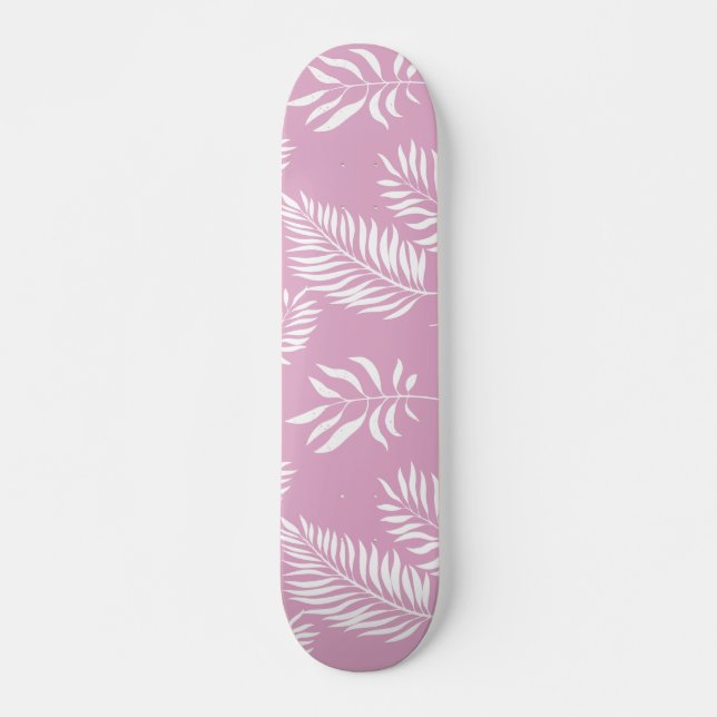 Leaves Pattern 15 Skateboard (Front)