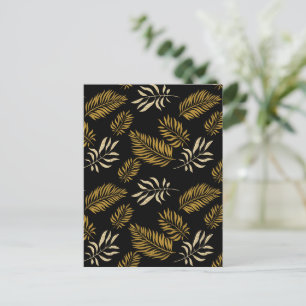 Leaves Pattern 16 Postcard