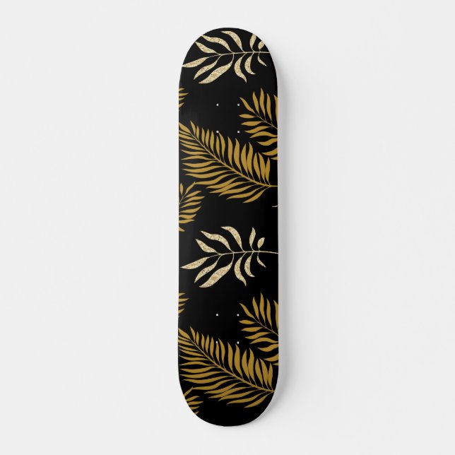 Leaves Pattern 16 Skateboard (Front)